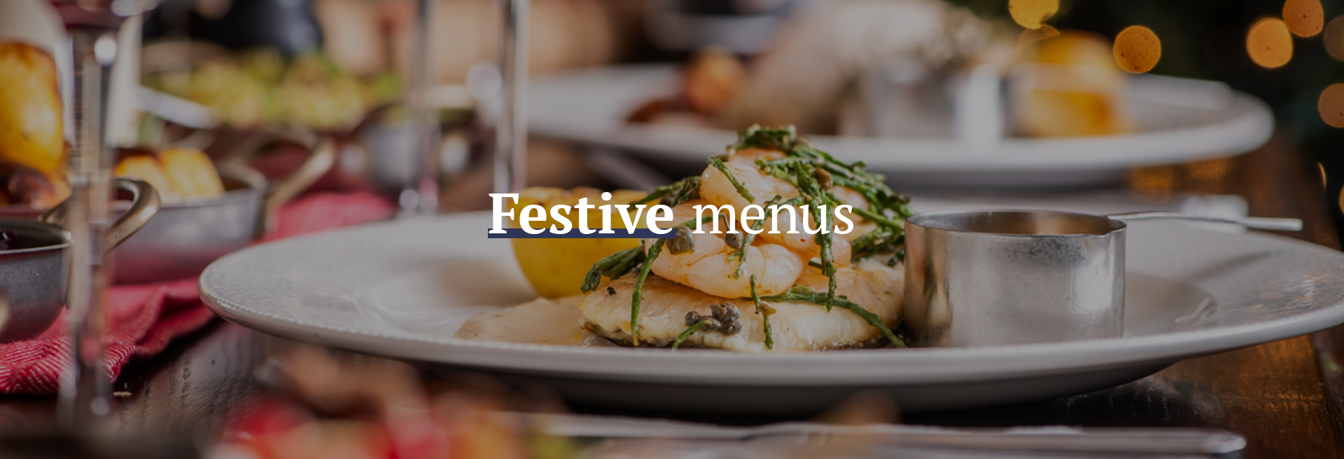 Festive Christmas Menu at The Royal Standard 