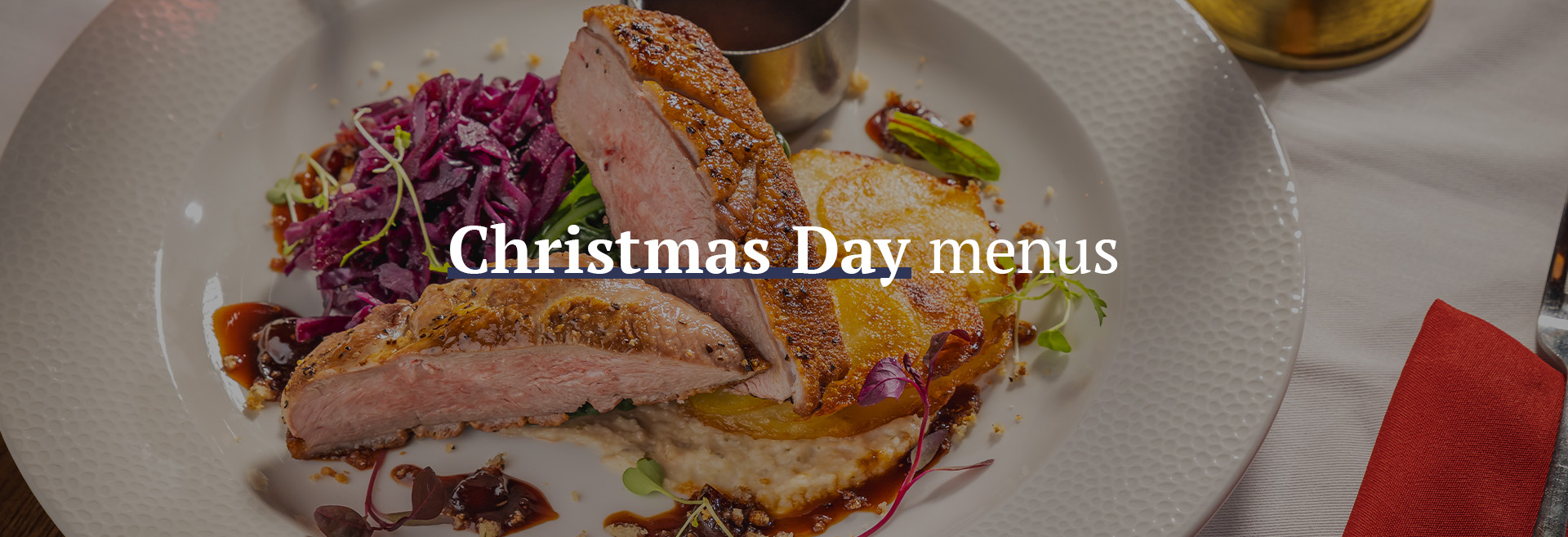 Christmas Day Menu at The Royal Standard