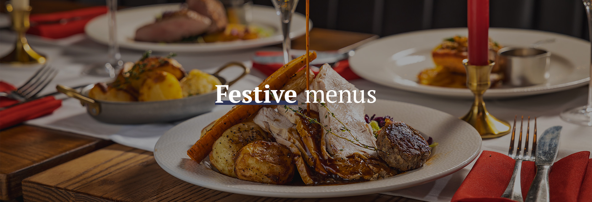 Christmas menu at The Royal Standard